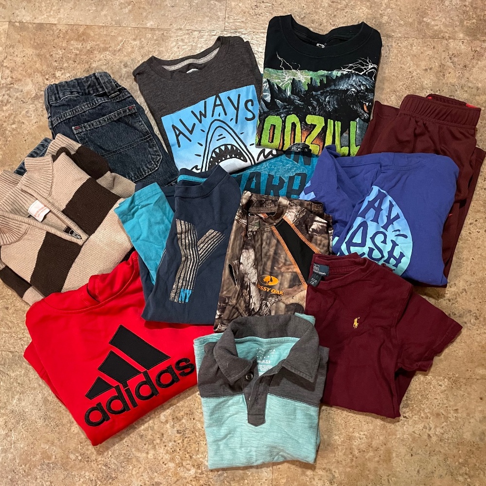 Boys’ size 6/7 clothing lot (12 items total)